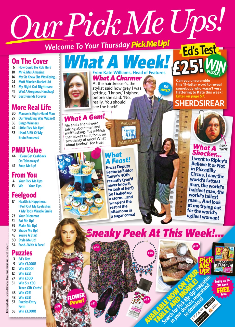 Pick Me Up Preview Pages