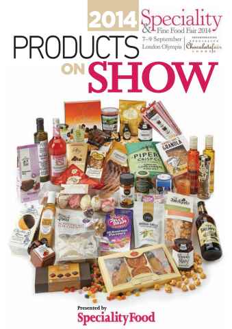 Speciality Food issue Products on Show
