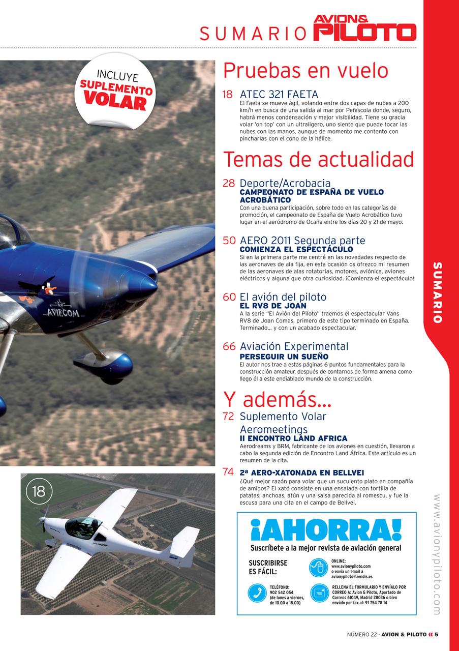 Revista Avion & Piloto Preview Pages