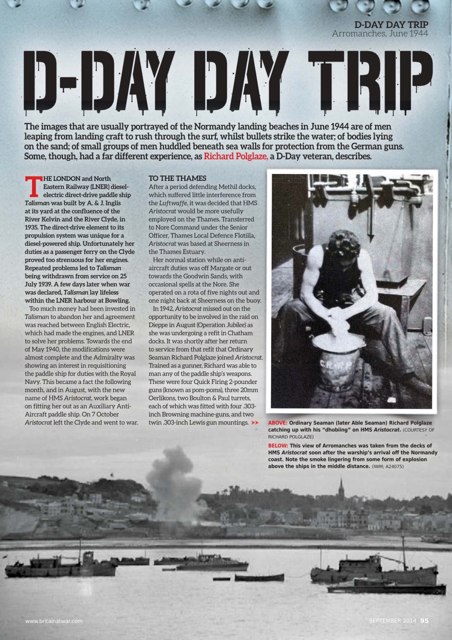 Britain at War Magazine Preview Pages