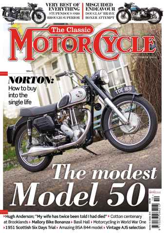 The Classic MotorCycle issue October 2014