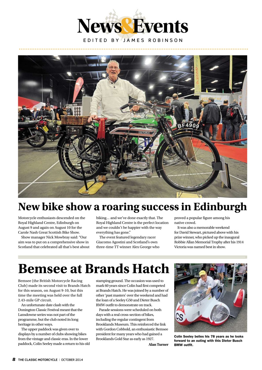 The Classic MotorCycle Preview Pages