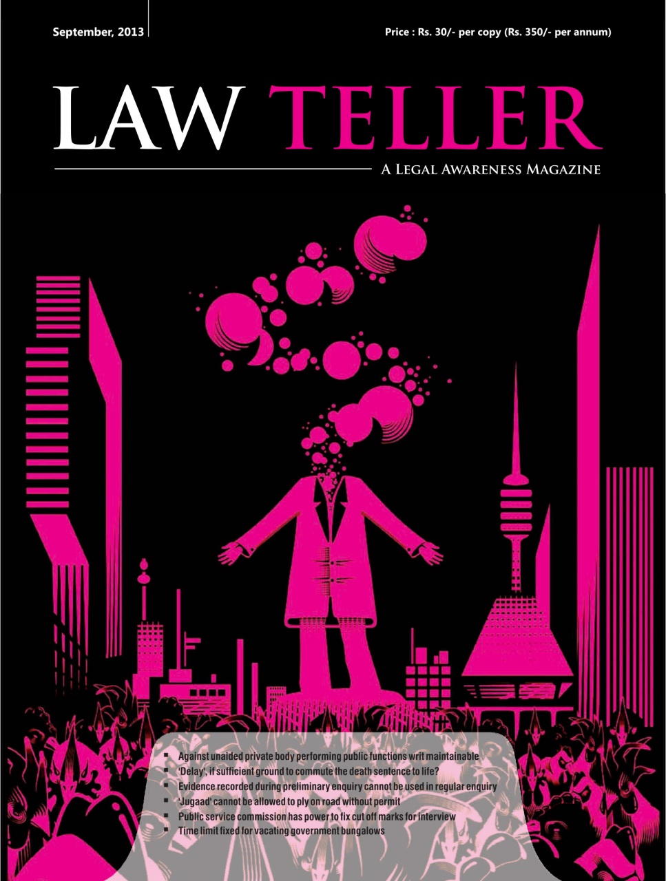 Lawteller – A Legal Awareness Magazine Preview Pages