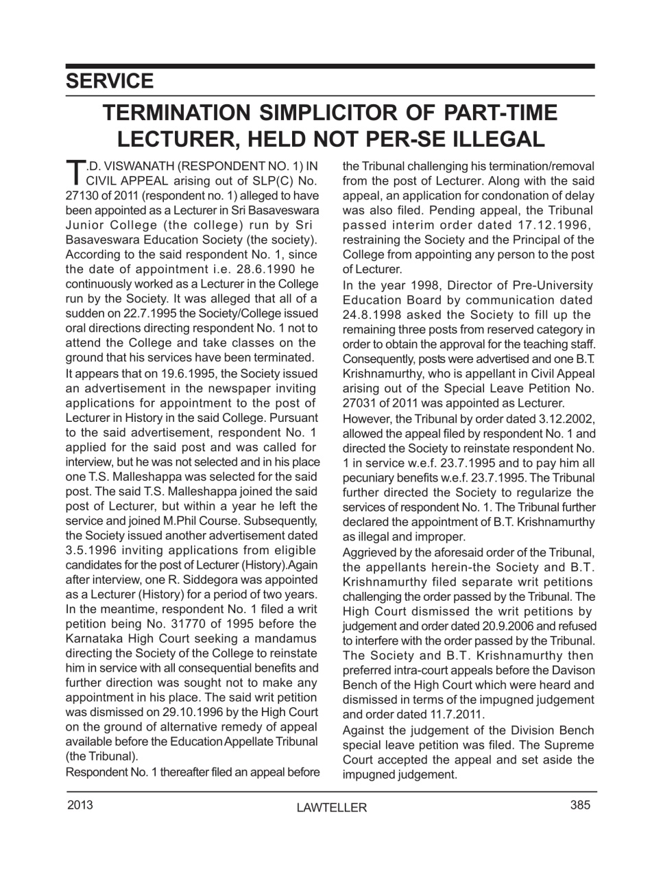 Lawteller – A Legal Awareness Magazine Preview Pages