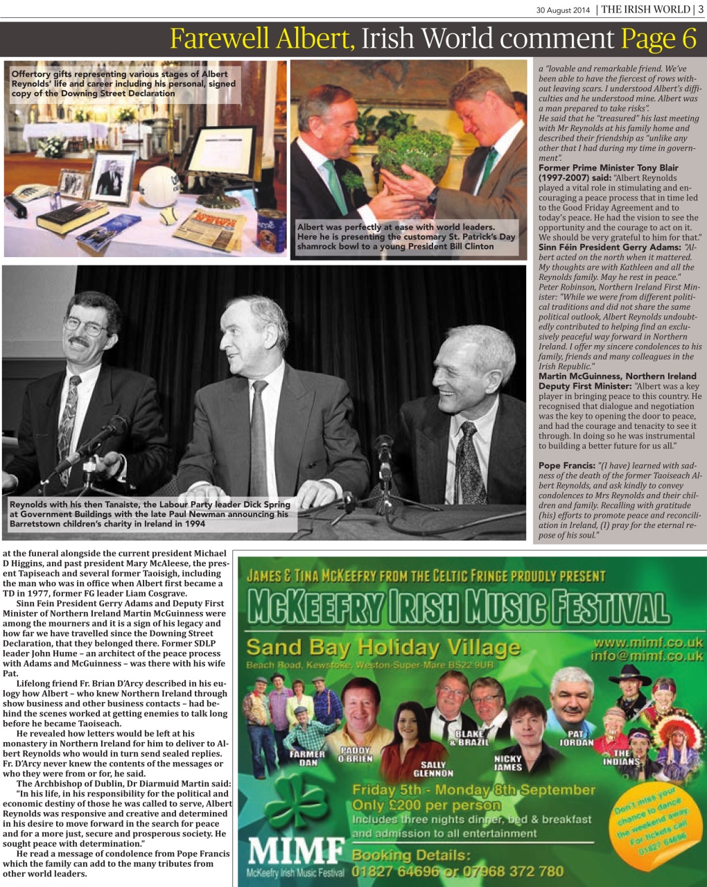 Irish World Preview Pages