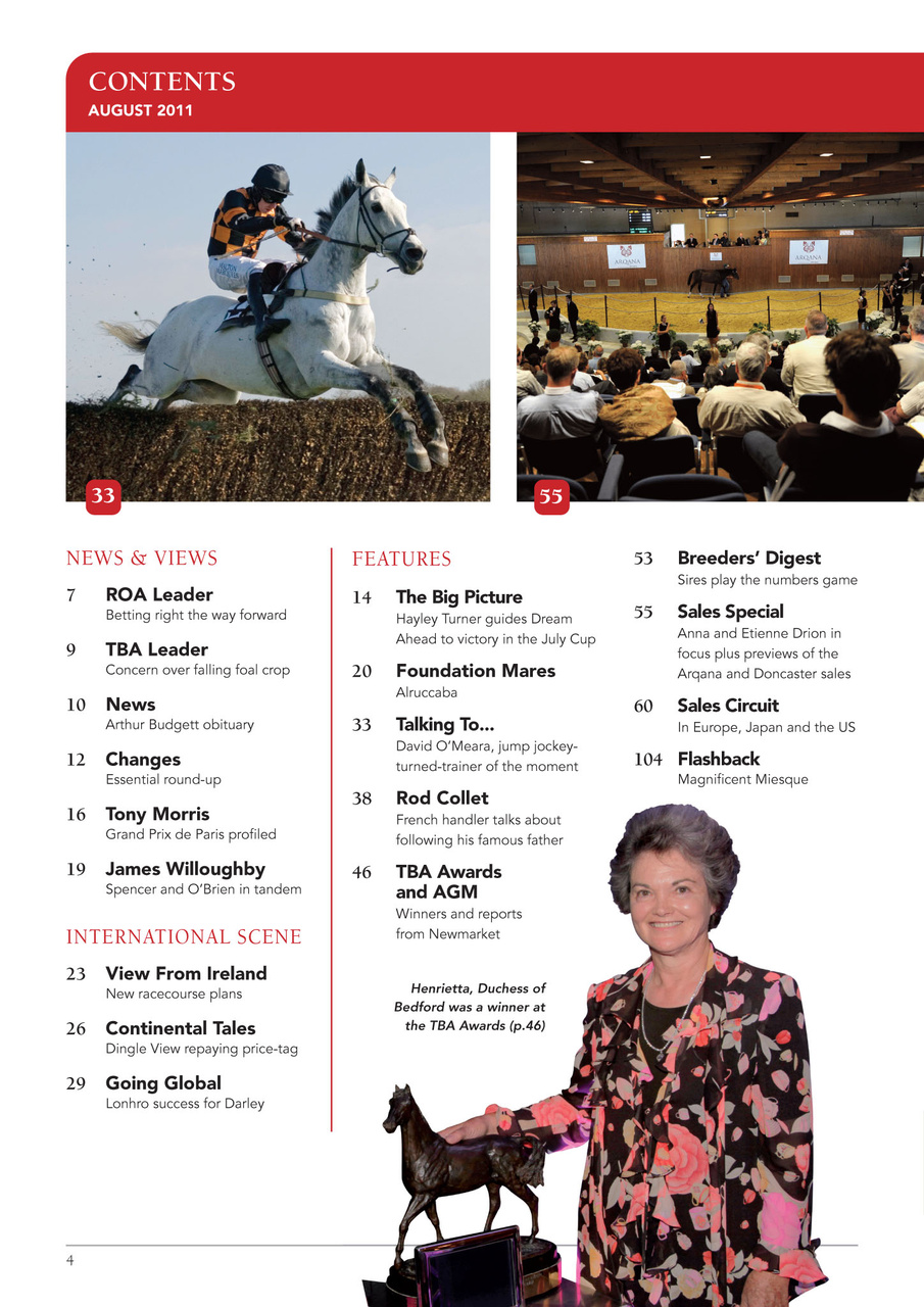 The Owner Breeder Preview Pages