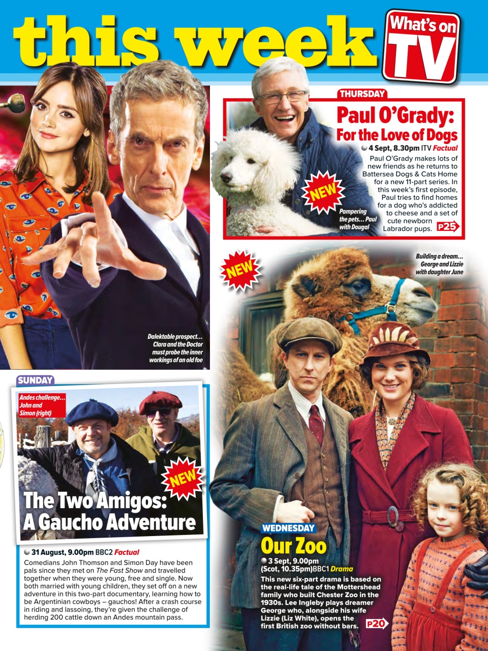 What's on TV Preview Pages