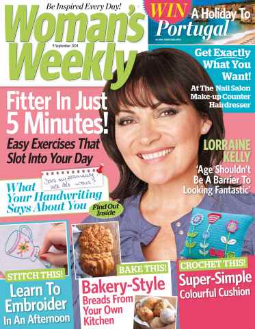 Woman's Weekly issue 9th September 2014