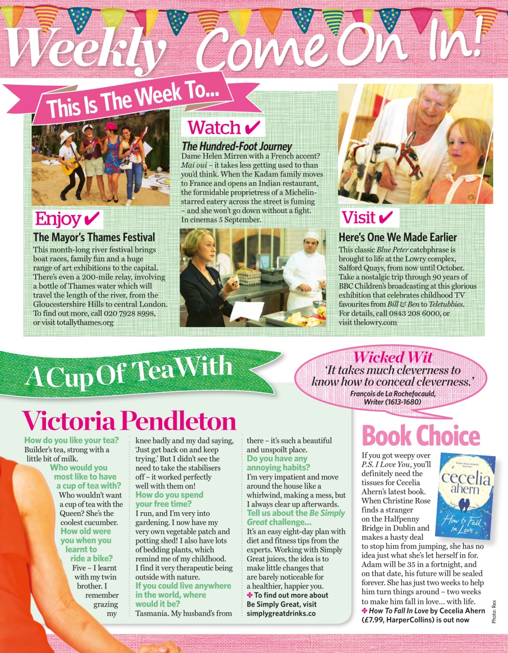 Woman's Weekly Preview Pages