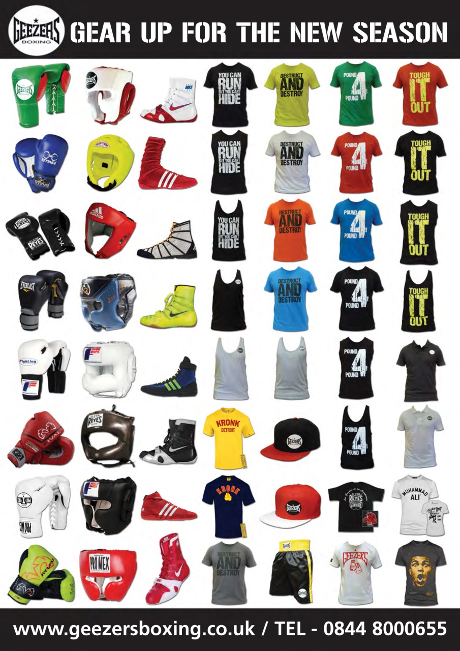 Boxing Monthly Preview Pages