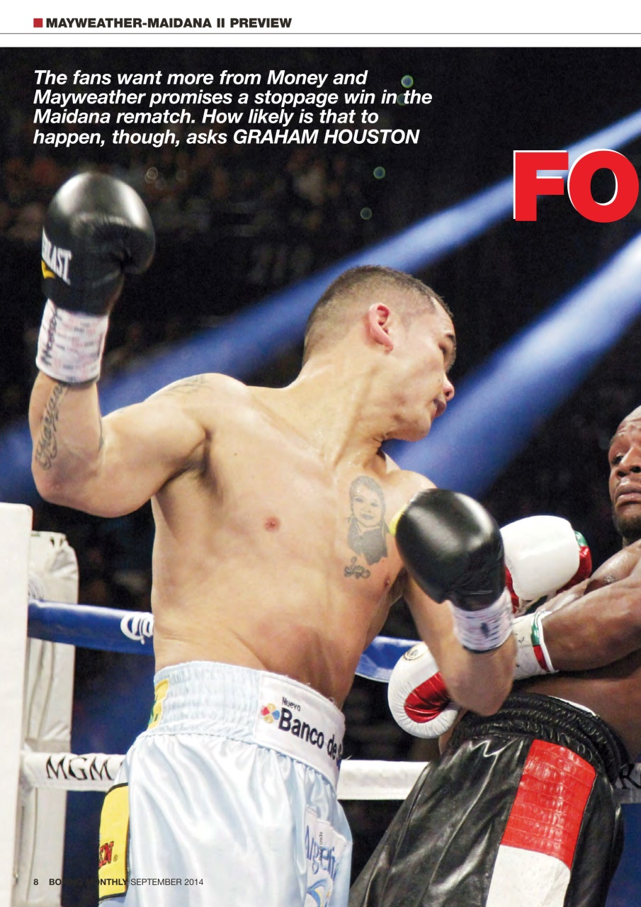 Boxing Monthly Preview Pages