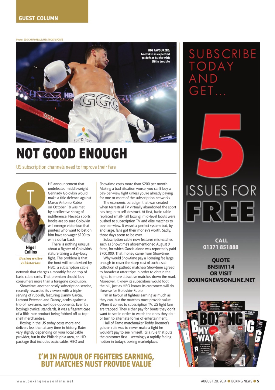 Boxing News Preview Pages