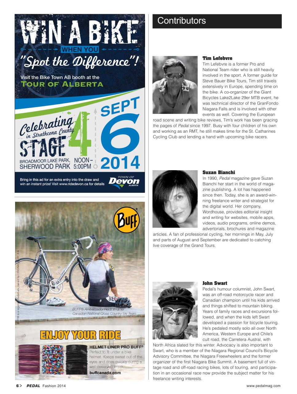 Pedal Magazine Preview Pages