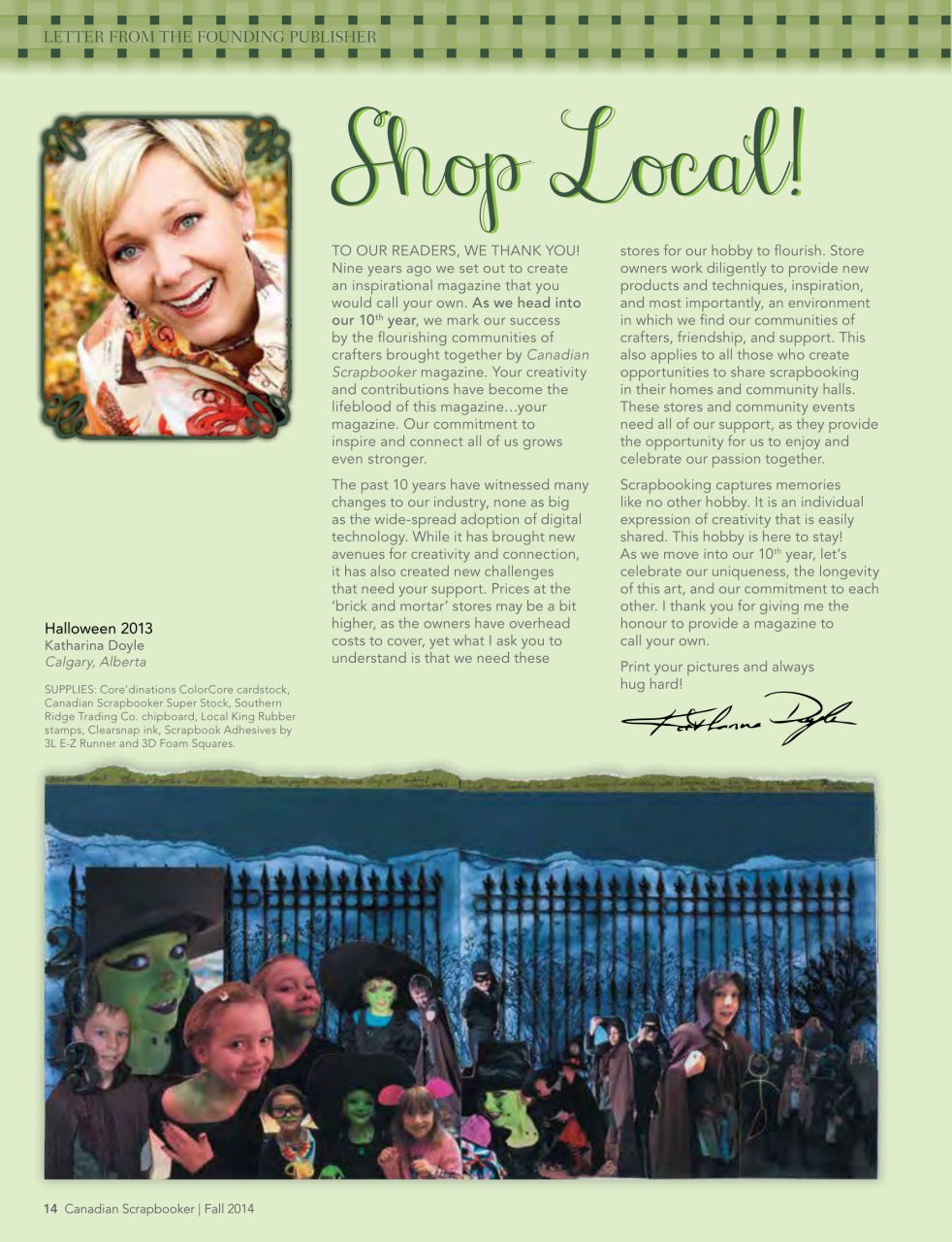 Creative Scrapbooker Preview Pages