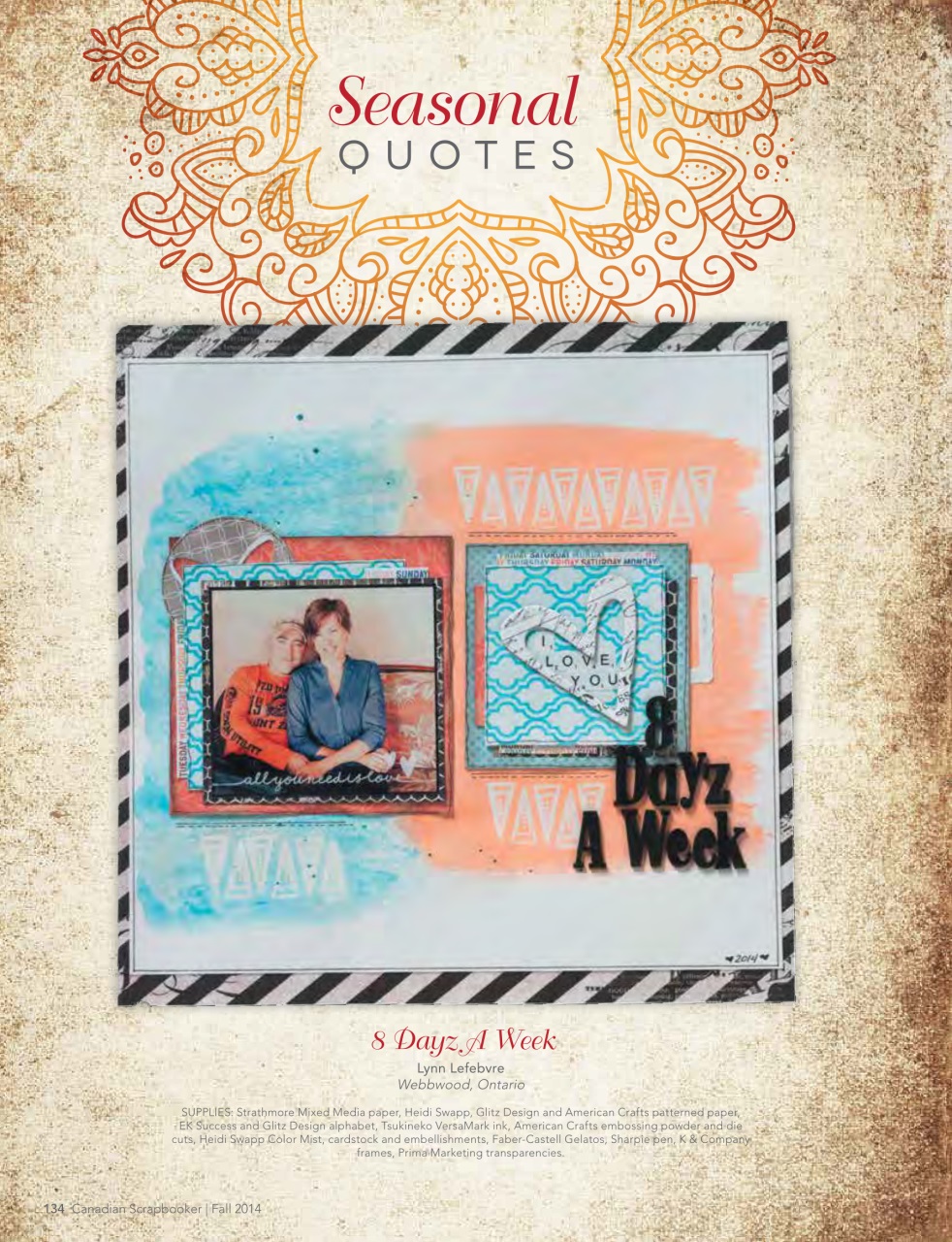 Creative Scrapbooker Preview Pages