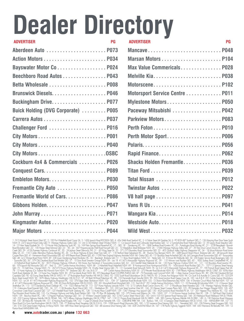 AutoTrader Preview Pages