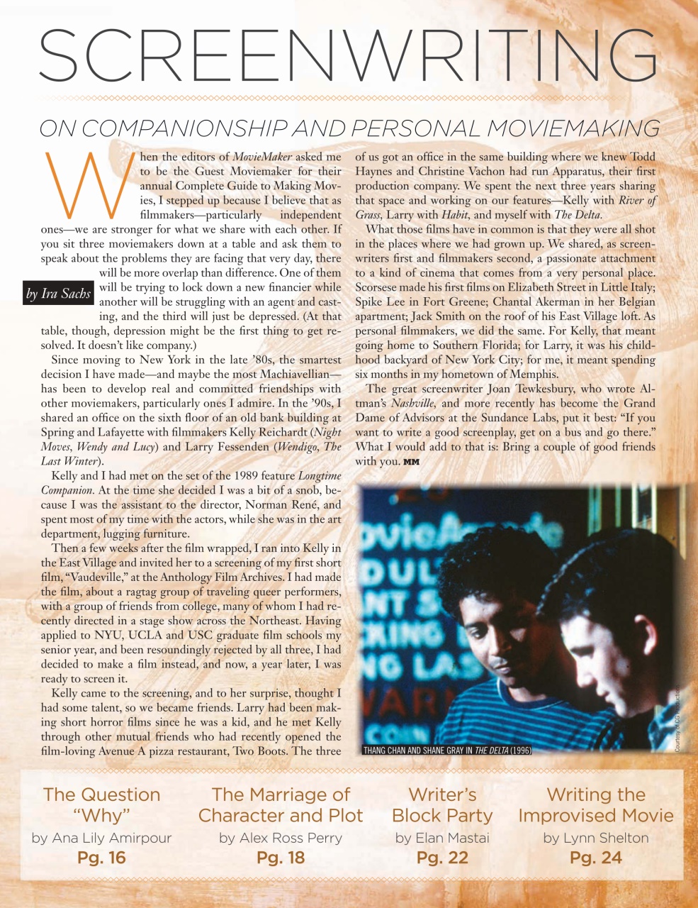 MovieMaker Magazine Preview Pages