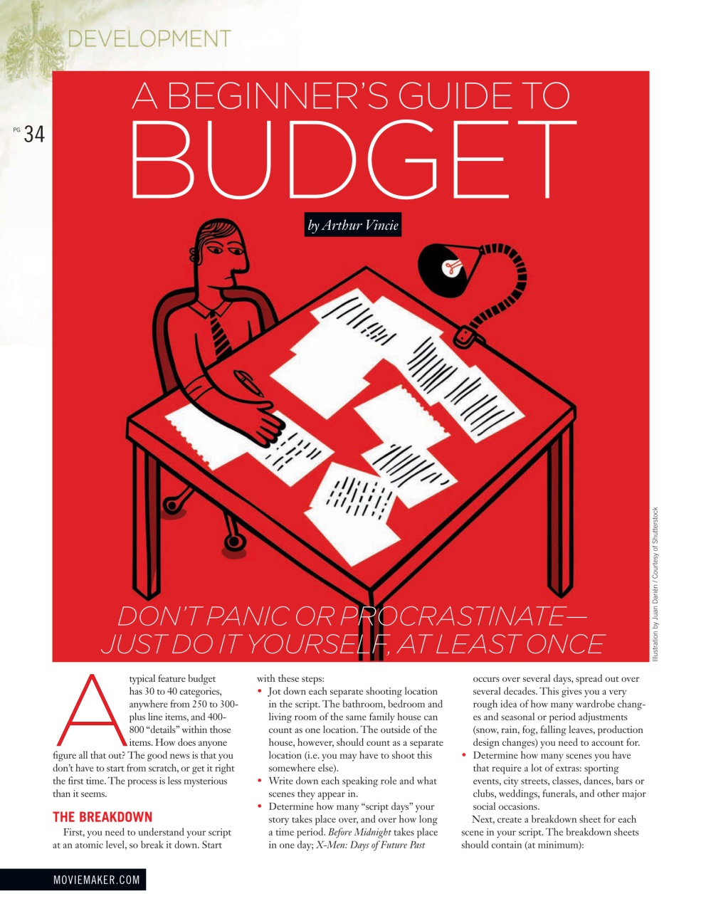 MovieMaker Magazine Preview Pages