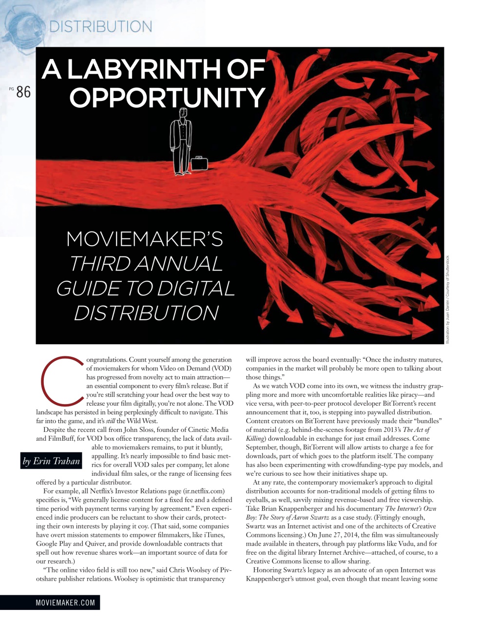 MovieMaker Magazine Preview Pages