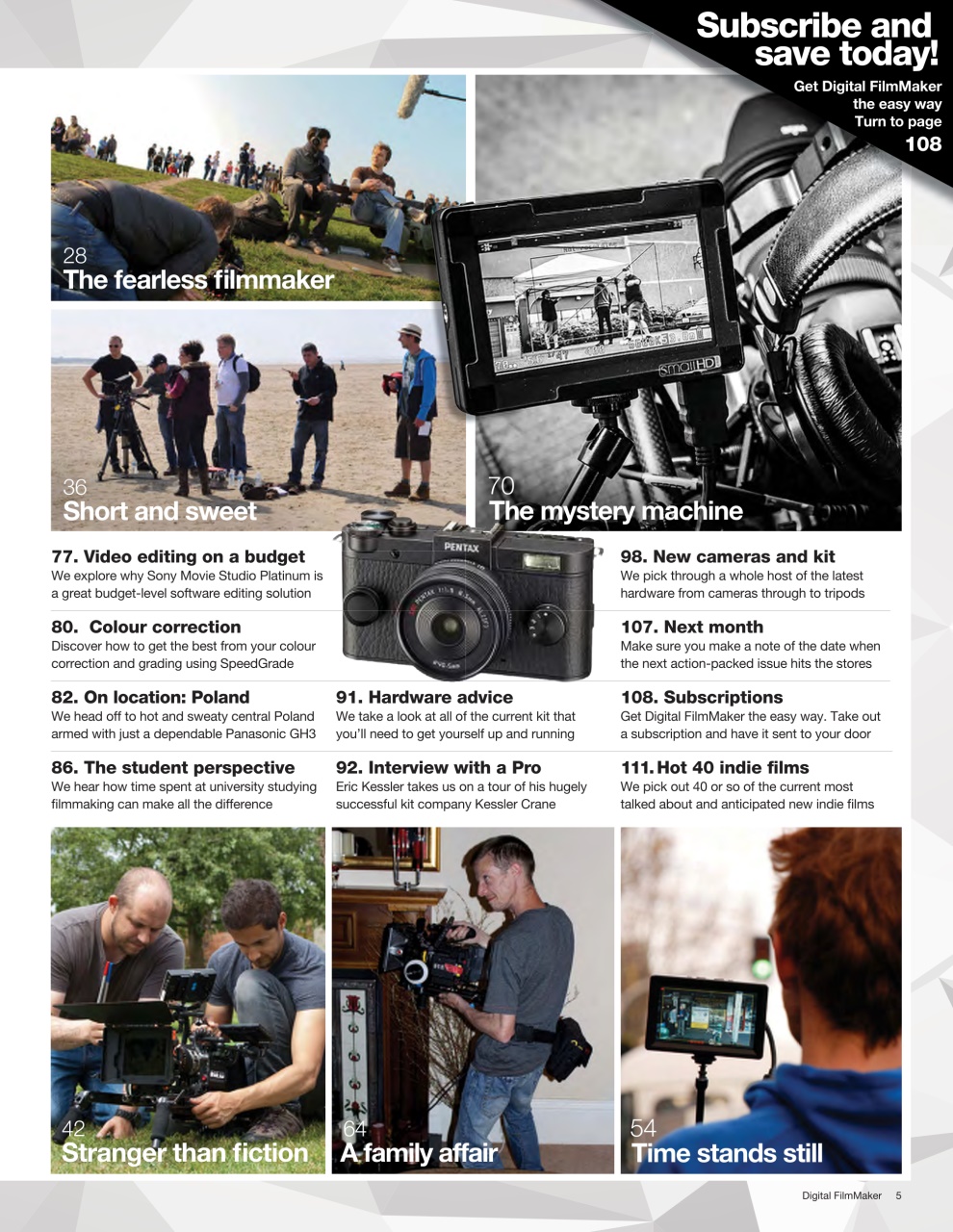 Digital FilmMaker Preview Pages