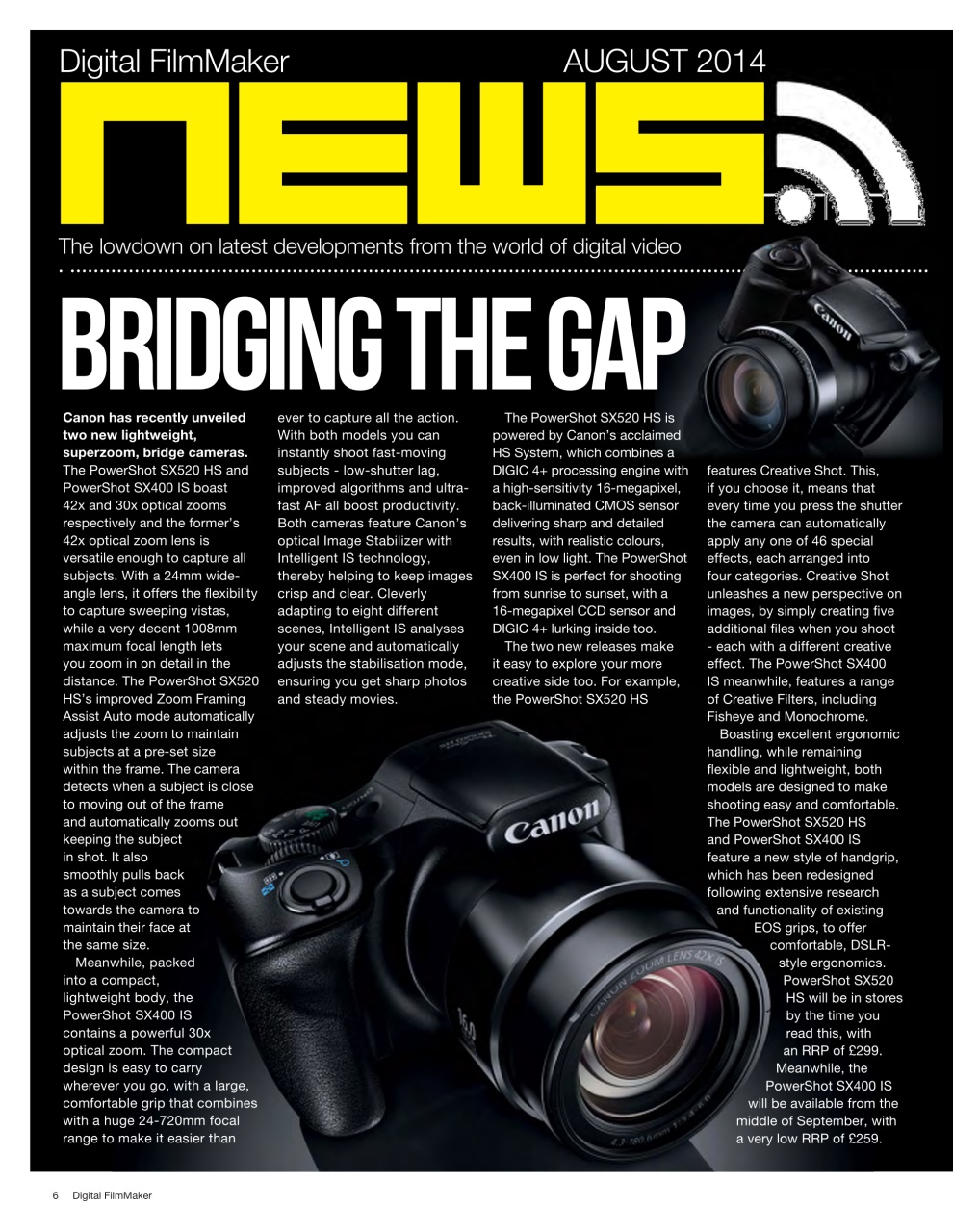 Digital FilmMaker Preview Pages