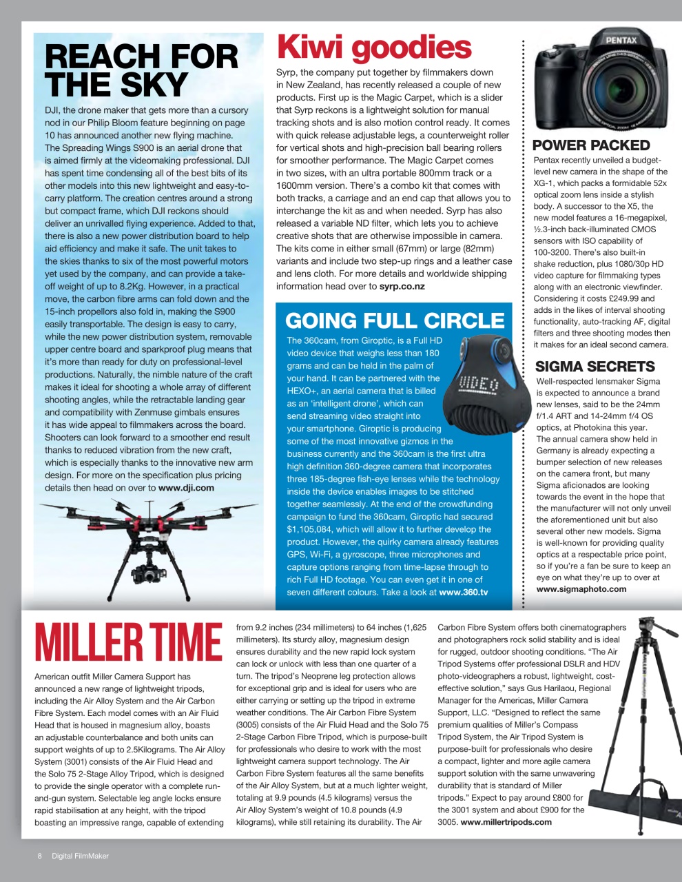 Digital FilmMaker Preview Pages