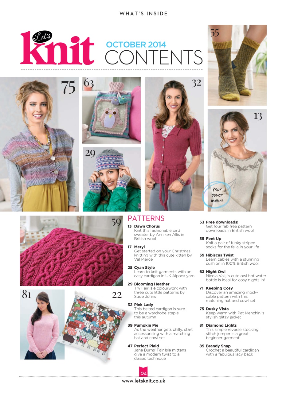 Let's Knit Preview Pages