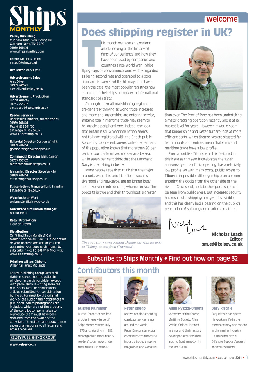 Ships Monthly Preview Pages