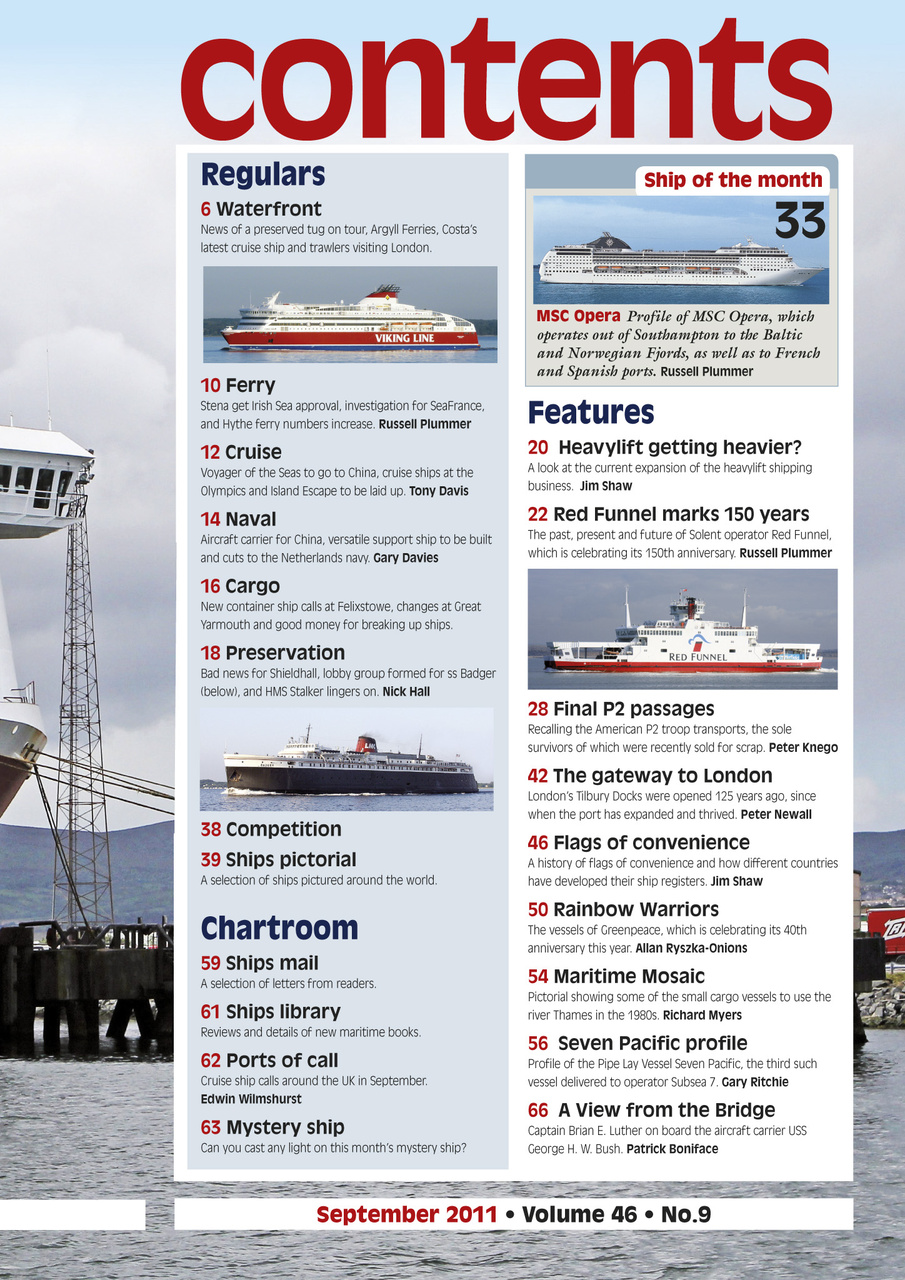 Ships Monthly Preview Pages