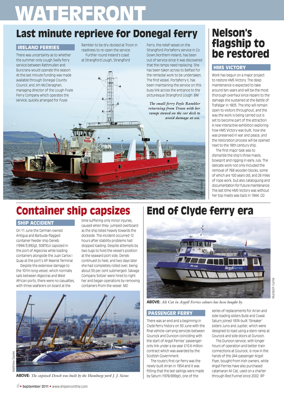Ships Monthly Preview Pages