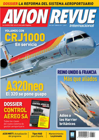 Avion Revue Internacional issue Numero 344 Febrero 2011