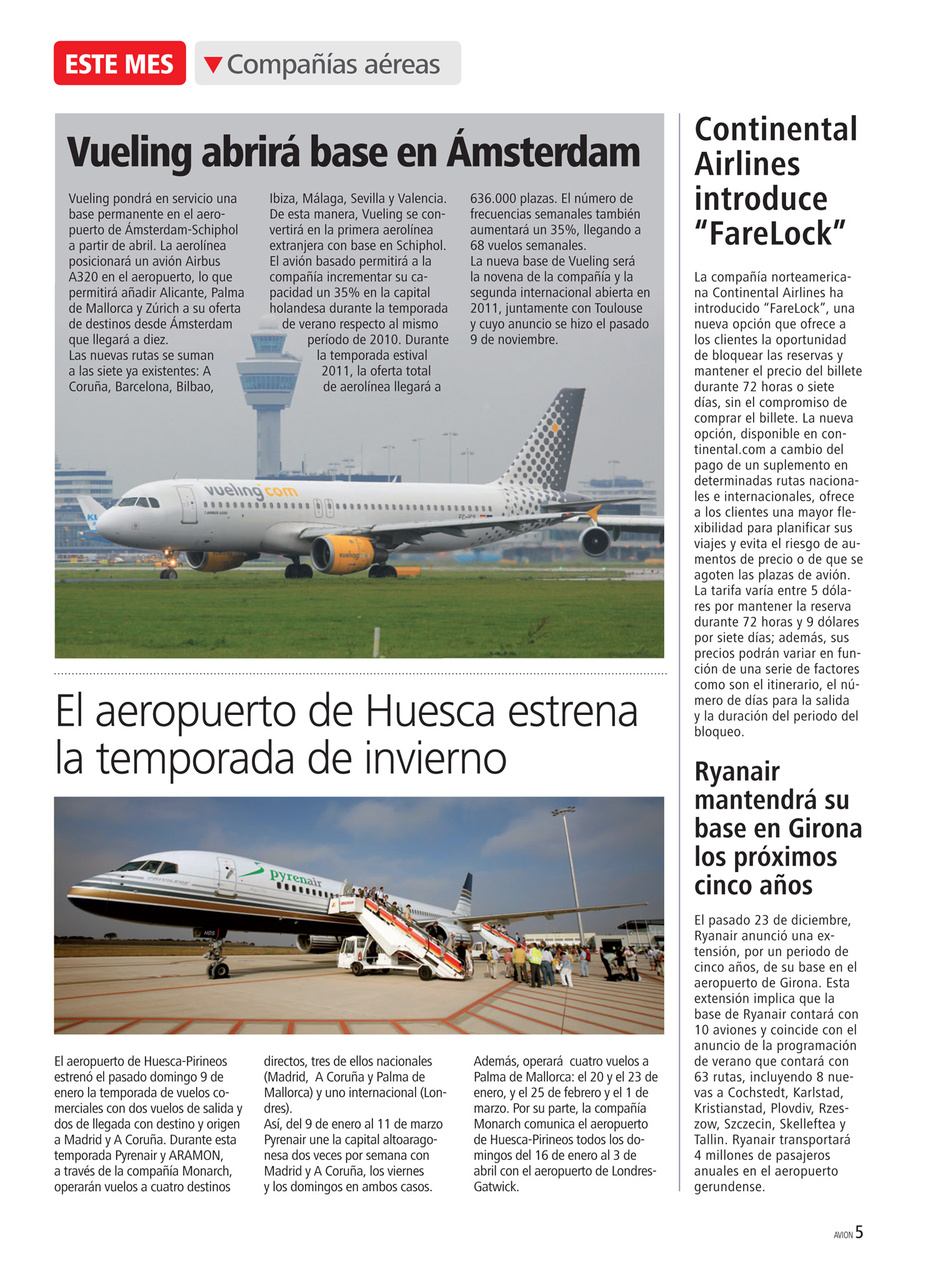 Avion Revue Internacional Preview Pages