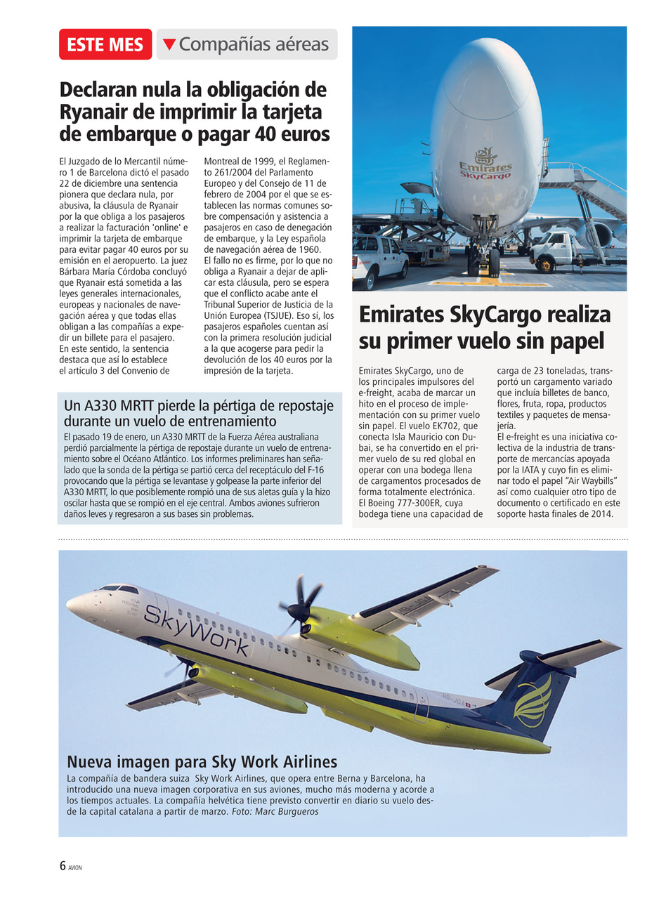 Avion Revue Internacional Preview Pages