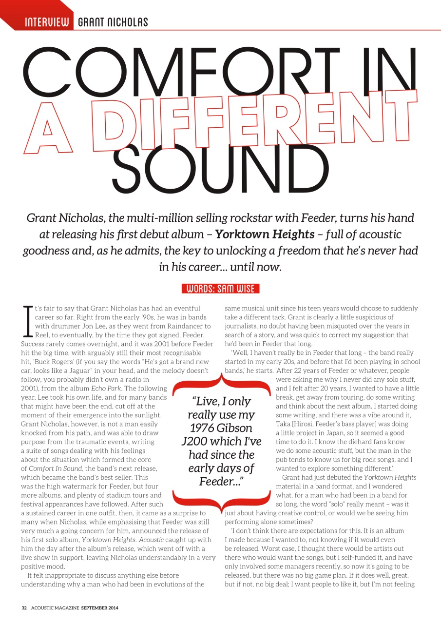 Acoustic Preview Pages