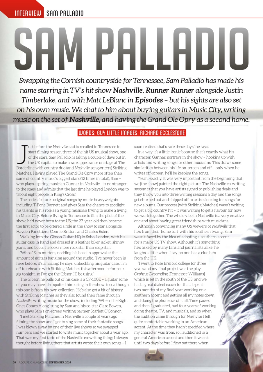 Acoustic Preview Pages