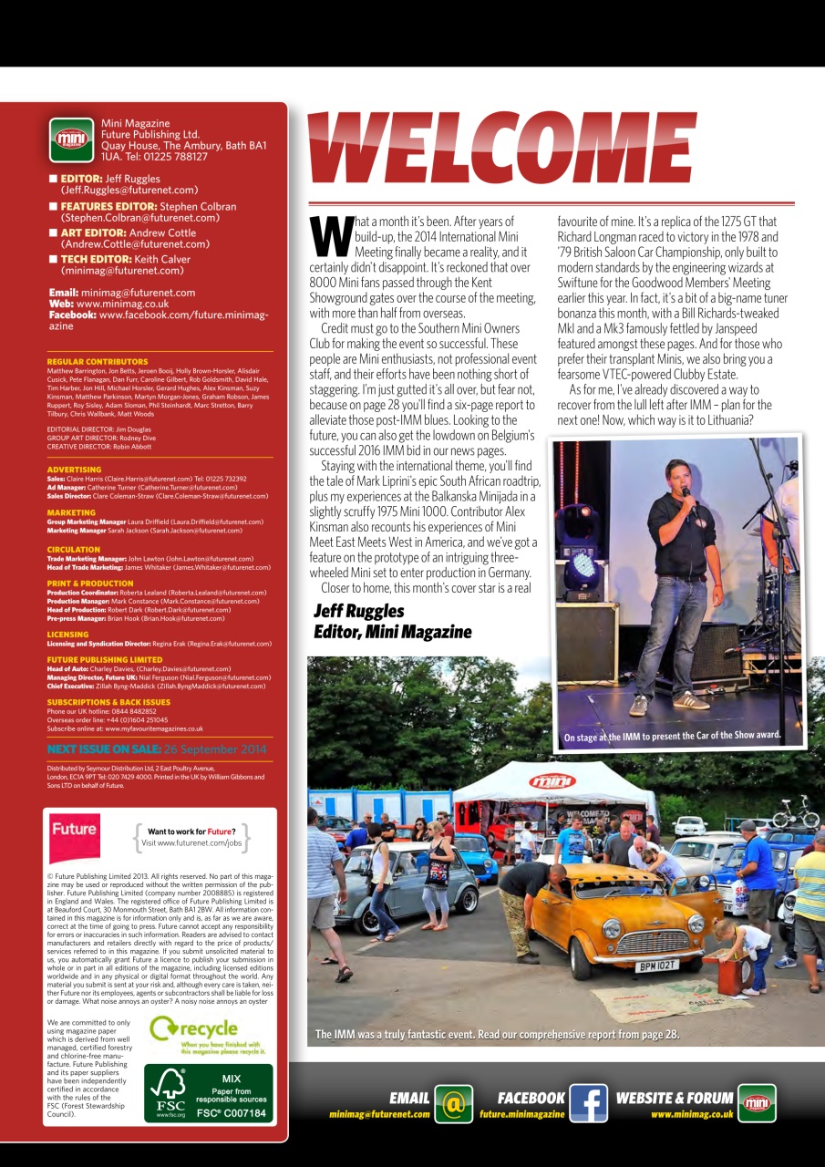 Mini Magazine Preview Pages