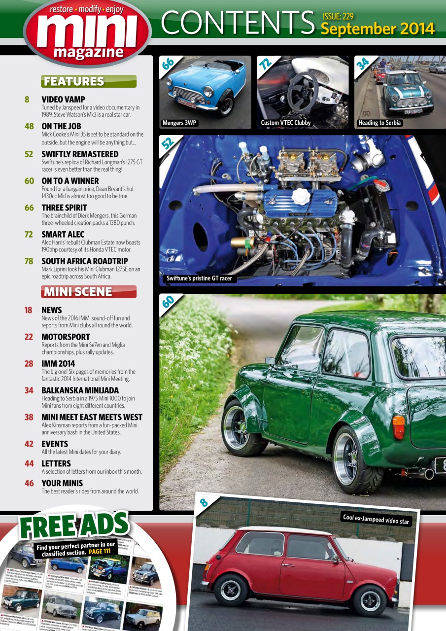 Mini Magazine Preview Pages