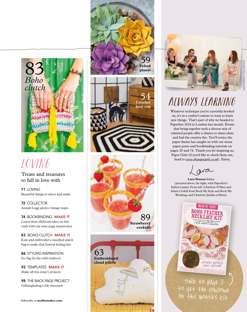 Mollie magazine Preview Pages