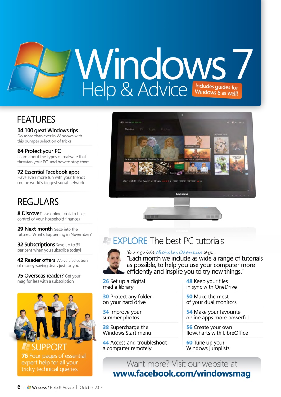 Windows Help & Advice Preview Pages