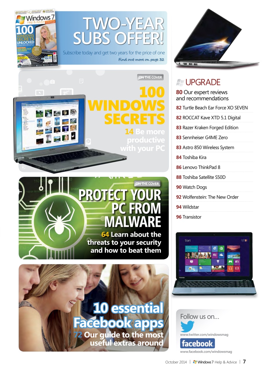 Windows Help & Advice Preview Pages