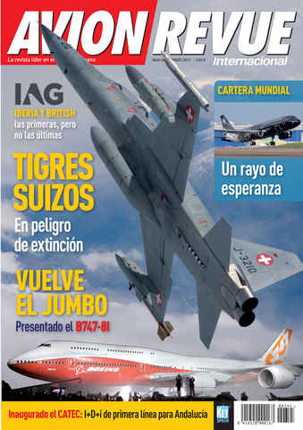 Avion Revue Internacional issue Numero 345 Marzo 2011