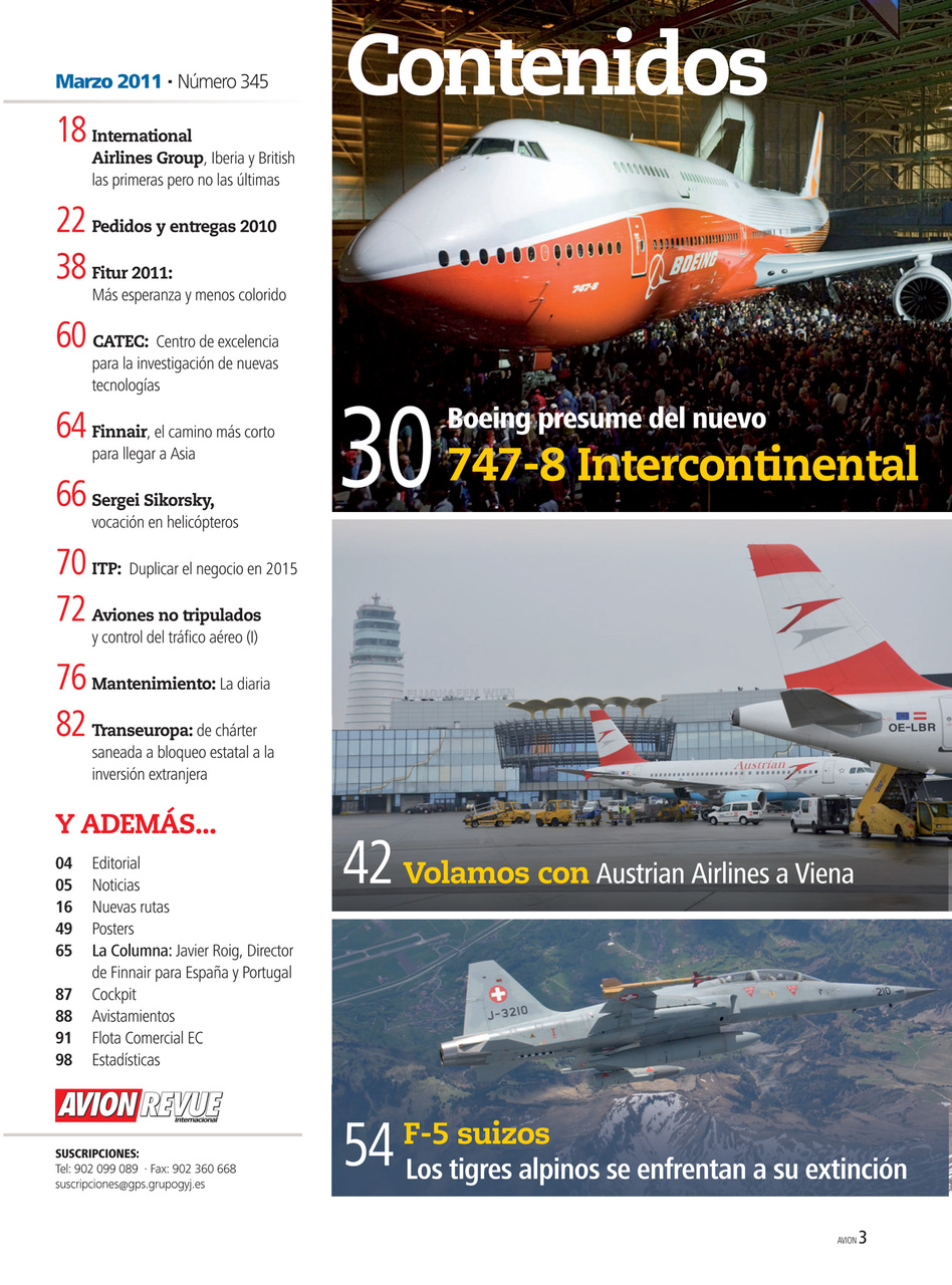 Avion Revue Internacional Preview Pages