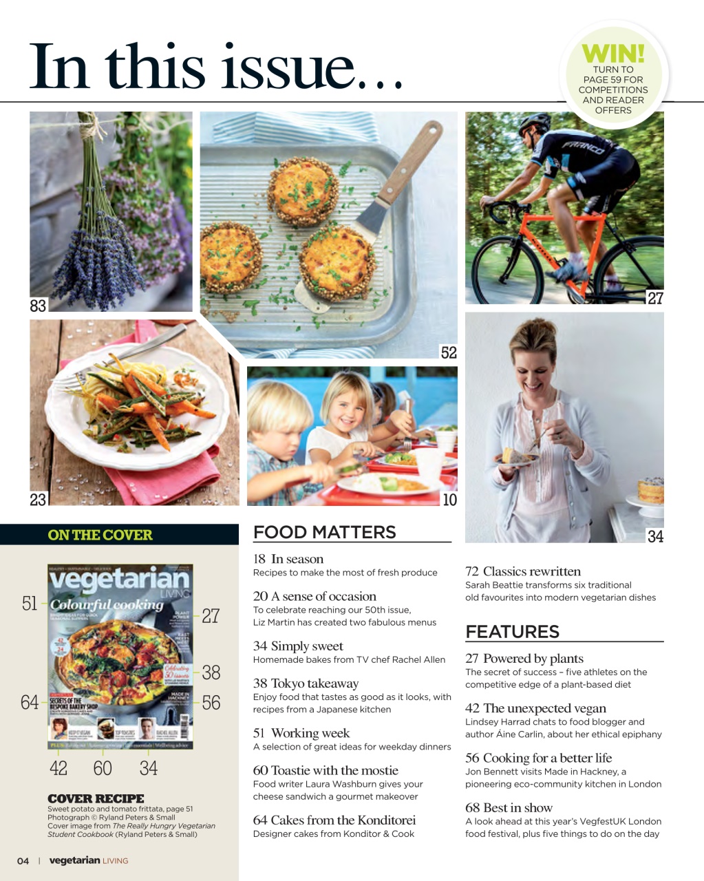 Vegetarian Living Preview Pages