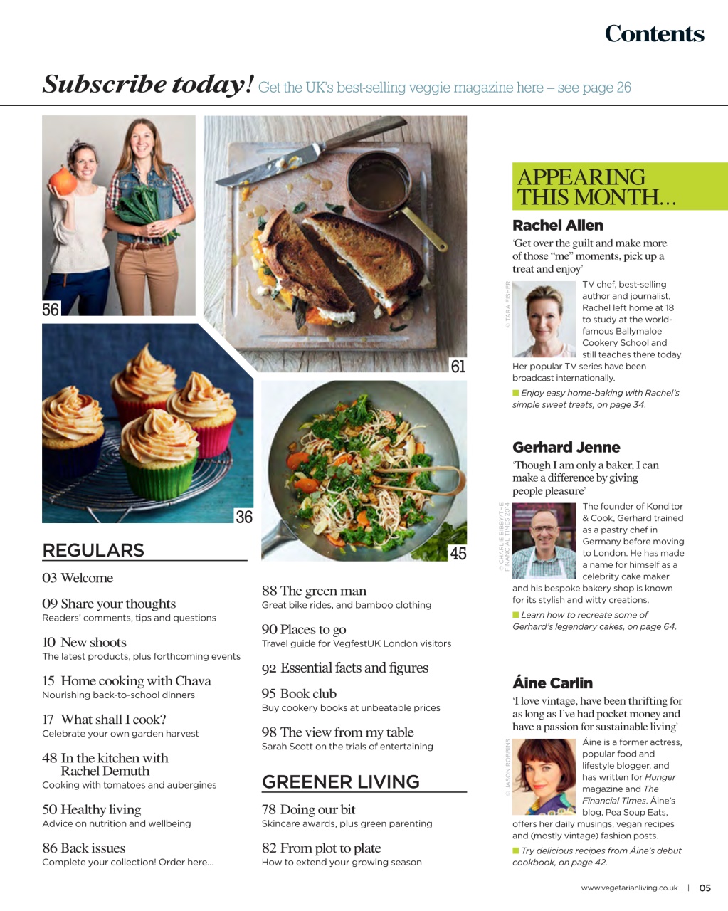 Vegetarian Living Preview Pages