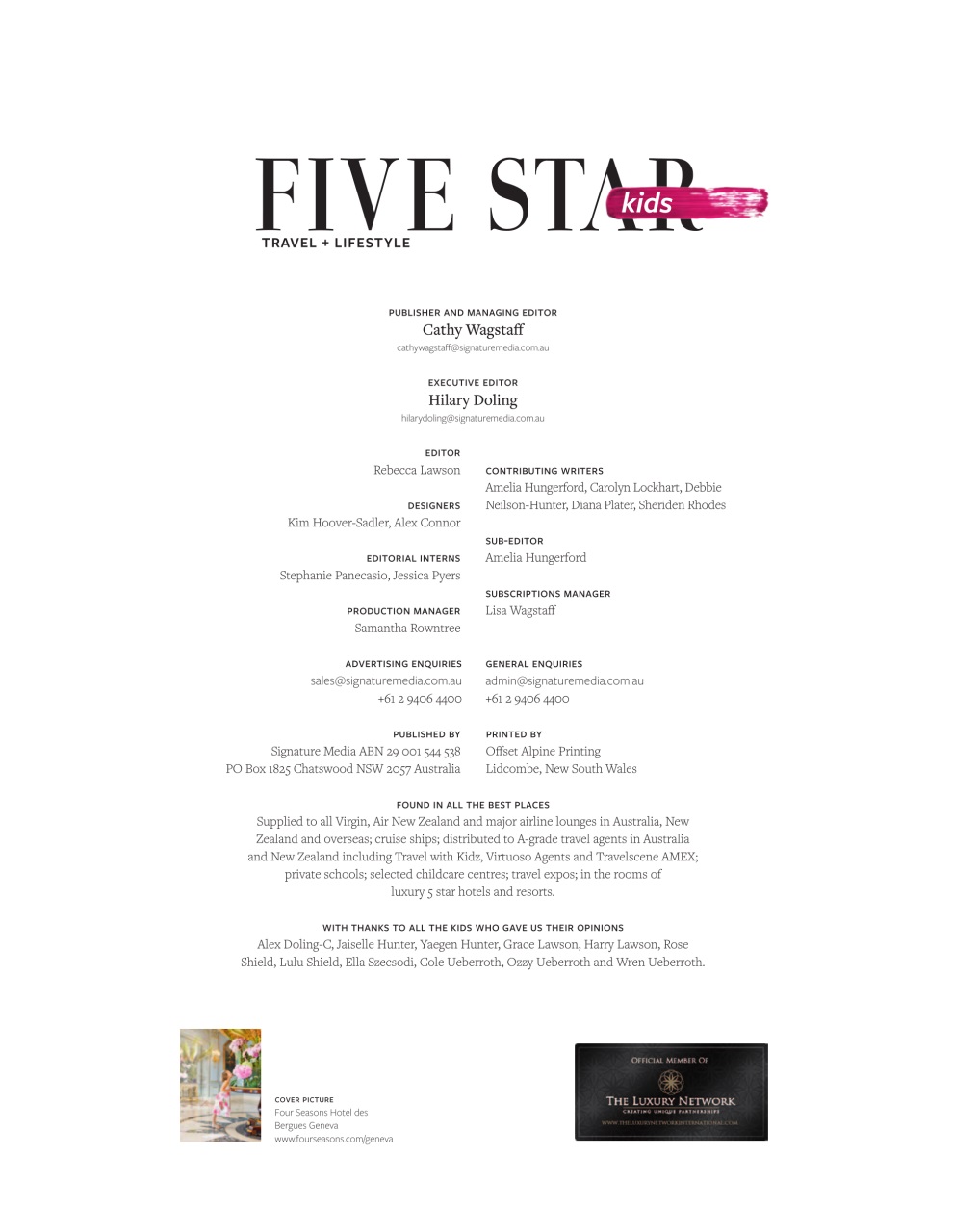 Five Star Kids Preview Pages