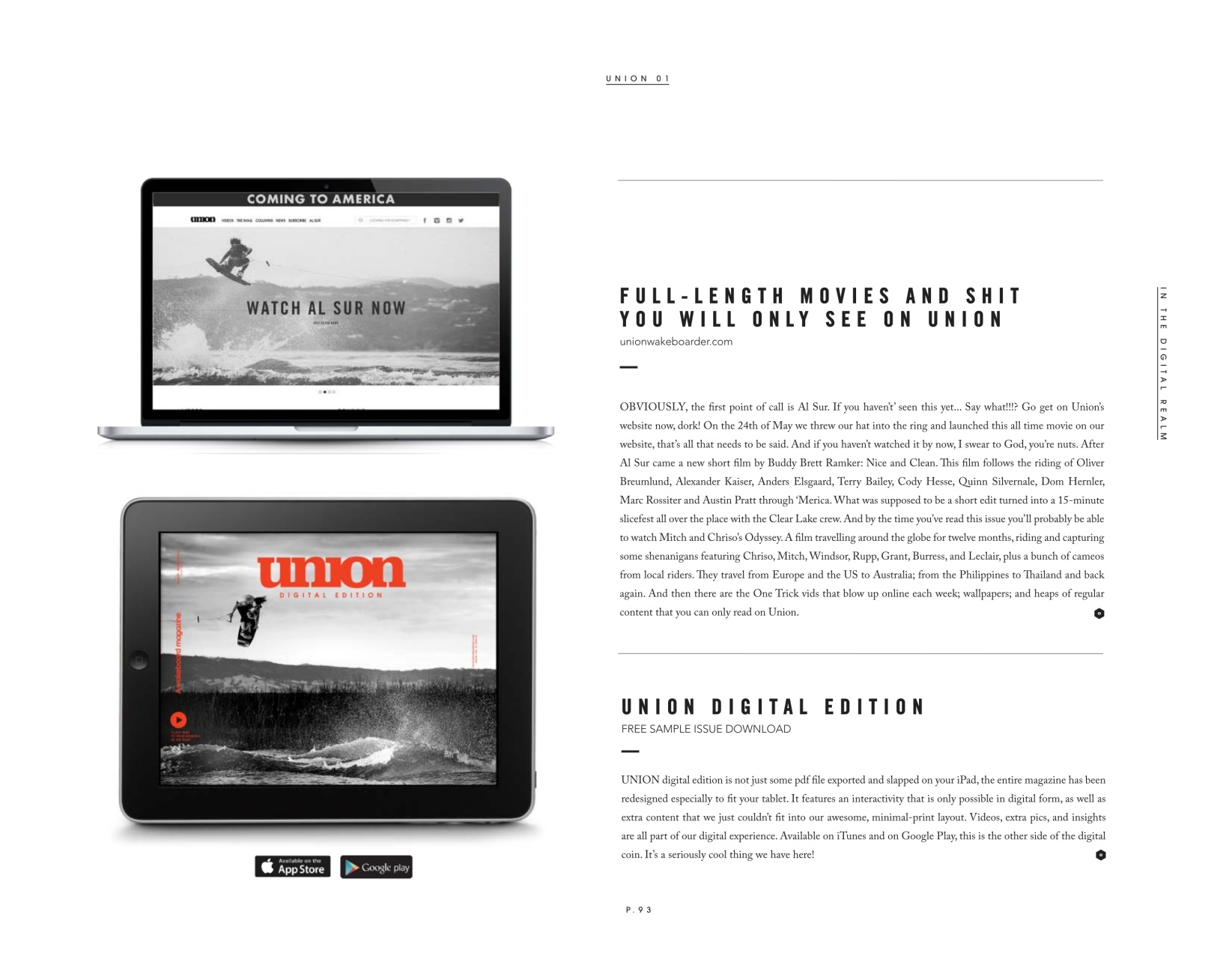 Union Wakeboarder Preview Pages