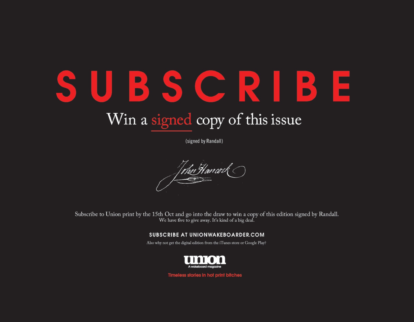 Union Wakeboarder Preview Pages