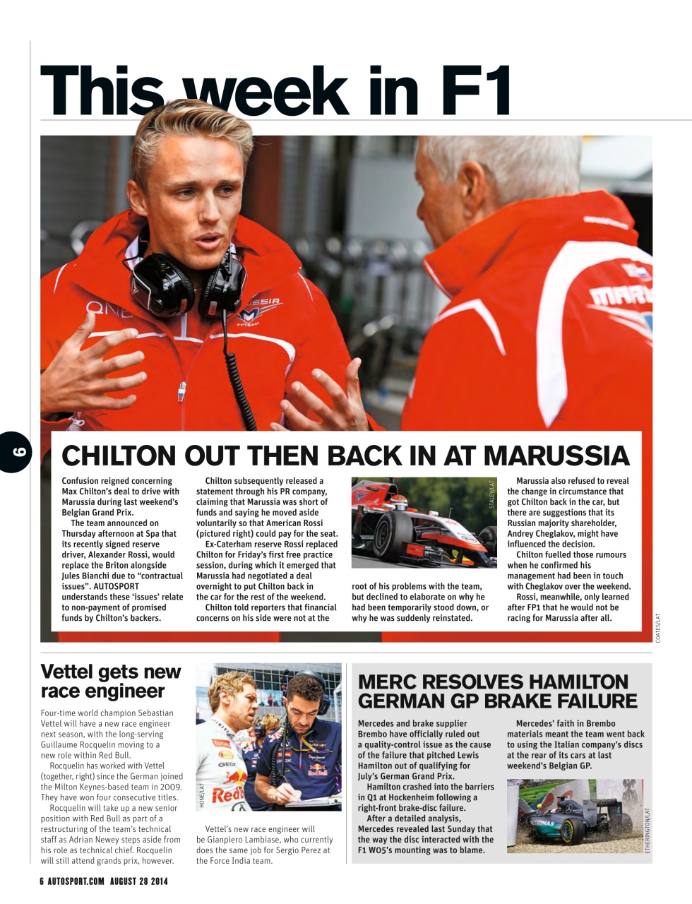 Autosport Preview Pages