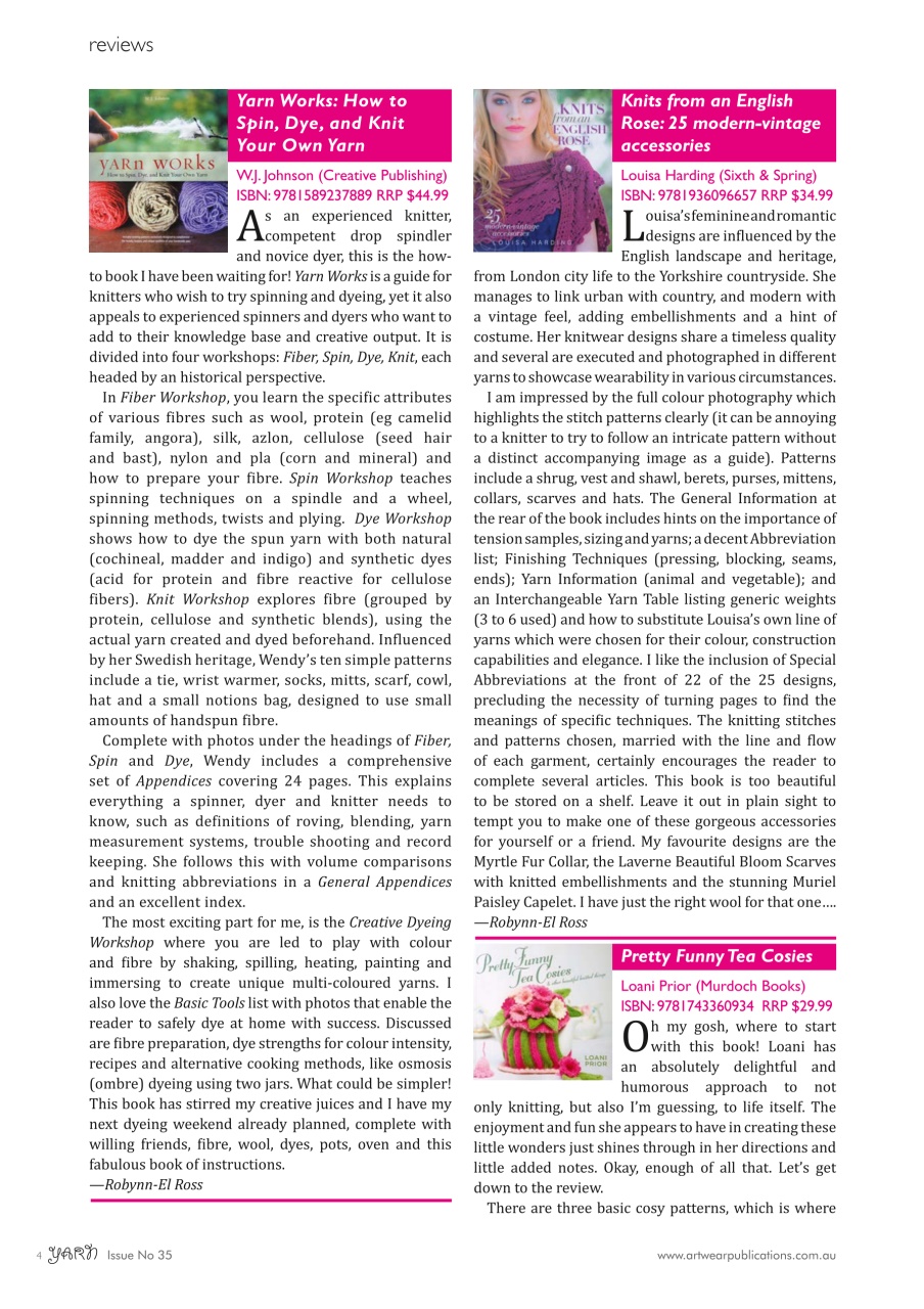 Yarn Preview Pages
