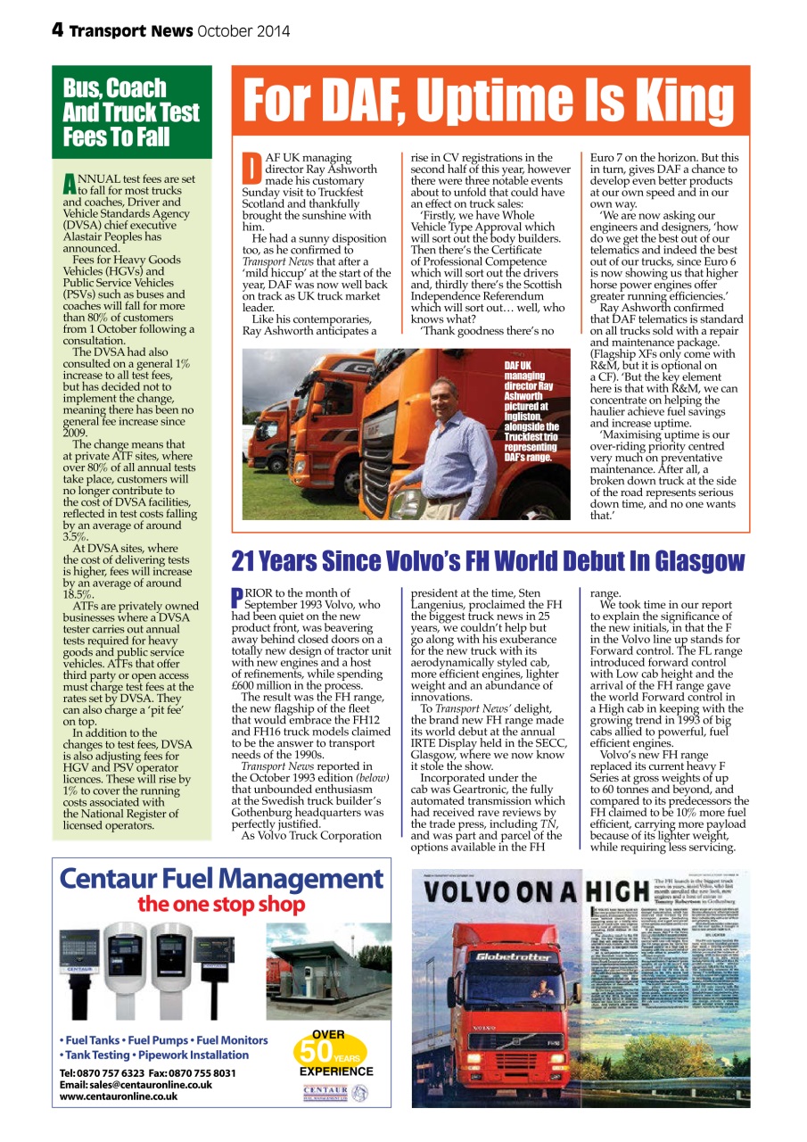 Transport News Preview Pages